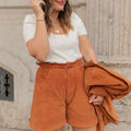 Short C&eacute;leste CHENE Marron