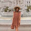 Robe courte C&eacute;leste DAHLIA Multicolore