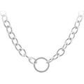 Collier Sc Crystal B2963-ARGENT Argent&eacute; Grenoble