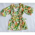Robe courte Made In Italy Robe Flowers Green