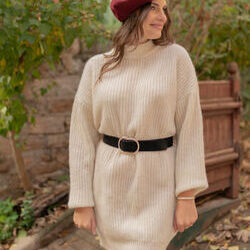 Robe courte C&eacute;leste PERCE-NEIGE Beige