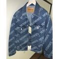 Veste Vetements V&ecirc;tements denim Jeans jacke Bleu