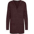 Pull Vero Moda Cardigan à capuche Bordeaux F Bordeaux Grenoble