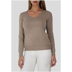 Pull Kebello Pull col v F, Beige