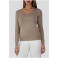 Pull Kebello Pull col v F, Beige