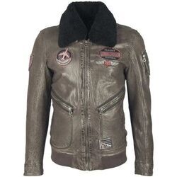 Blouson Gipsy Blouson en cuir Gipsy Homme Ref 55044 Gris Fonce