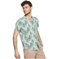 Chemises/chemisettes sur Grenoble : Chemise Redskins Chemise hawaienne ref 51900 Mezza Ruby blanc