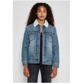 Veste Noisy May Veste sherpa en denim F, Bleu