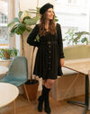 Robe courte C&eacute;leste JASMIN Noir