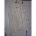 Chemises sur Grenoble : Chemise Le Temps des Cerises Chemisier blanc cass&eacute; Blanc