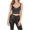 T-shirt Giorgio Top en cuir ref 52931 Noir
