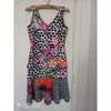 Robe courte Eroke Robe imprim&eacute;e r&eacute;versible Multicolore