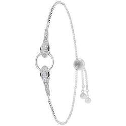 Bracelets Sc Crystal B3155-ARGENT Argent&eacute;