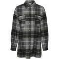 Chemise Noisy May Chemise en flanelle F, Gris Grenoble