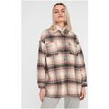 Chemise Noisy May Chemise en flanelle F, Rose