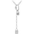 Collier Sc Crystal B3031-ARGENT Argent&eacute; Grenoble