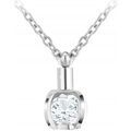 Collier Sc Crystal B3233-ARGENT Argent&eacute; Grenoble