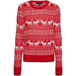 Pull Vero Moda Pull en maille F, Rouge