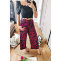 Pantalons sur Grenoble : Pantalon Jeunes Et Jolies Pantalon ample fleuri Montr&eacute;al Violet
