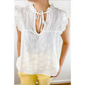 T-shirt Jeunes Et Jolies Top en broderie anglaise Mumbai