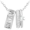 Collier Sc Crystal B3020-ARGENT Argent&eacute;