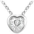 Collier Sc Crystal B3084-ARGENT Argent&eacute; Grenoble
