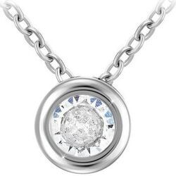 Collier Sc Crystal B3086-ARGENT Argent&eacute;