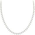 Collier Sc Crystal B3099-ARGENT Argent&eacute; Grenoble