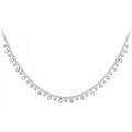Collier Sc Crystal B3120-ARGENT Argent&eacute;