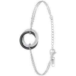 Bracelets Sc Crystal B3182-ARGENT Argent&eacute;