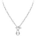 Collier Sc Crystal B3230-ARGENT Argent&eacute; Grenoble