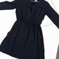 Robe courte H&M Robe l&eacute;g&egrave;re &eacute;t&eacute; noire H amp;M Noir