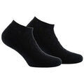 Chaussettes Kindy Lot de 2 paires d'invisibles sport en coton sp&eacute;ciales baskets Noir