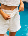 Short C&eacute;leste AMANDINE Blanc