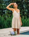Robe courte C&eacute;leste AMBRE Dor&eacute;