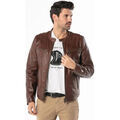Veste Daytona IRON COW YEGER DARK COGNAC