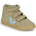 Baskets montantes enfant Veja SMALL ESPLAR MID Beige