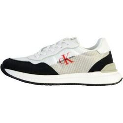 Baskets basses enfant Calvin Klein Jeans Basket &agrave; Lacets Juniors Jeans Low Cut Lace Up Noir