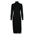 Robe MICHAEL Michael Kors TURTLE NK SLIT MIDI DRS