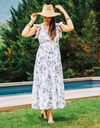 Robe C&eacute;leste ROMY Blanc
