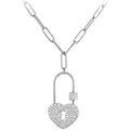 Collier Sc Crystal B3270-ARGENT Argent&eacute;