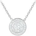Collier Sc Crystal B3242-ARGENT Argent&eacute;