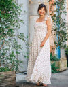 Robe C&eacute;leste AURORE Blanc