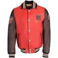 Blouson Redskins Blouson Cuir Homme Ref 55024 Rouge