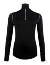 Sous-V&ecirc;tement Ogarun 240 Merinos 1/2 Zip Manches Longues Femme, XS