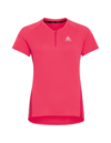 T-Shirt de Running Odlo Axalp Trail 1/2 Zip Manches Courtes Femme, M