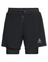 Short de Trail 2-en-1 Odlo Axalp Trail 6" Homme, S