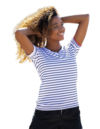 T-Shirt de Running Coureur du Dimanche La Marini&egrave;re Manches Courtes Femme, L