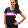 Running sur Lyon 9e Arrondissement : T-Shirt de Running Coureur du Dimanche La Championne de France Manches Courtes Femme, L