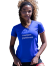 T-Shirt de Running Coureur du Dimanche La Parisienne Manches Courtes Femme, L